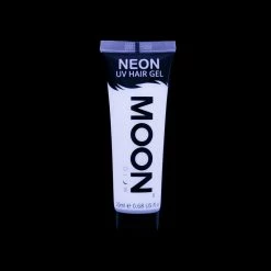 Moonglow Costume Accessories Moon Glow 20ml Neon UV Hair Gel White
