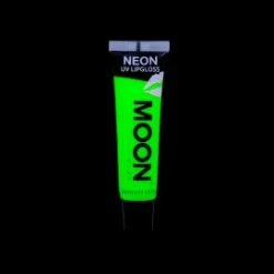 My Fancy Dress St Patrick's Day Costumes Moon Glow 15ml Neon Lip Gloss Green
