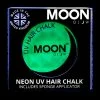 Moonglow St Patrick's Day Costumes Moon Glow 3.5g UV Neon Hair Chalk Intense Green