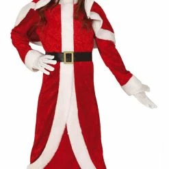 Fiestas Guirca Christmas Costumes Mrs Claus Costume Girl