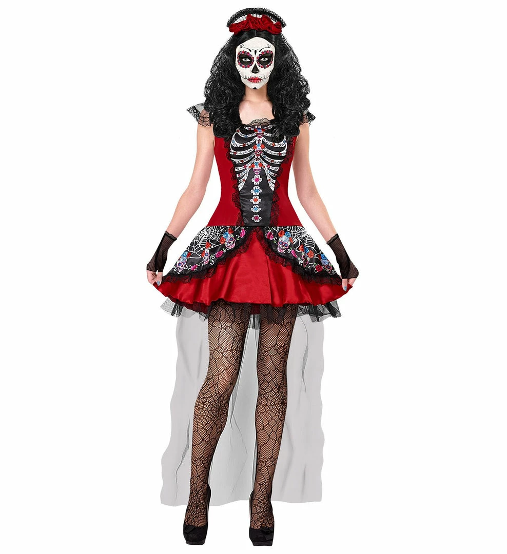 Widmann Mujer Dia De Los Muertos Costume Adult