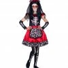 Widmann Halloween Day Of The Dead Sugar Skull Costume Child's