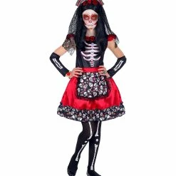 Widmann Halloween Day Of The Dead Sugar Skull Costume Child's