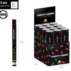 Fiestas Guirca Party Supplies Multicolour Confetti Cannon 80cm