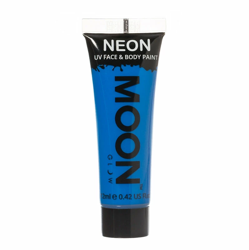 Moonglow Moon Glow 12ml Intense Neon Face Paint Blue