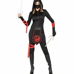 Widmann Halloween Ninja Costume Ladies