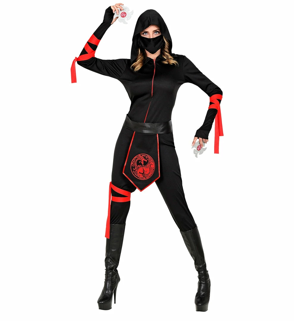 Widmann Halloween Ninja Costume Ladies