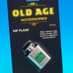 Boxer Old Age Hip Flask Funny Gift