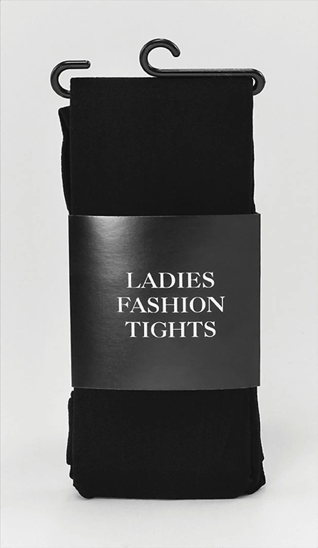 Bristol Opaque Tights Black Costume Accessories