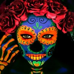 Widmann Costume Accessories Neon Paint Aqua Face And Body Paint 30ml Orange