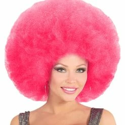 Widmann Oversized Afro Wig Pink