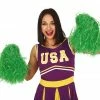 Fiestas Guirca Pair Of Pom Poms Green Small St Patrick's Day Costumes
