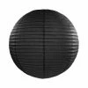 Partydecor Paper Lantern Black 35cm Party Supplies