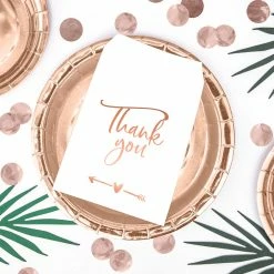 Partydecor Paper Treat Bags Thank You Pack Of 6