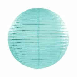 Partydecor Party Supplies Paper Lantern Tiffany Blue 35cm