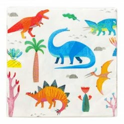 Partydecor Party Dinosaur Napkins Pack Of 20 Party Supplies