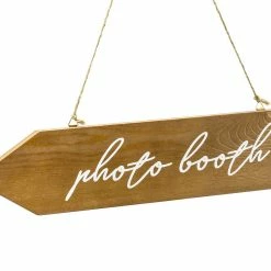 Partydecor Photo Booth Wooden Signpost - 36cm X 7.5cm