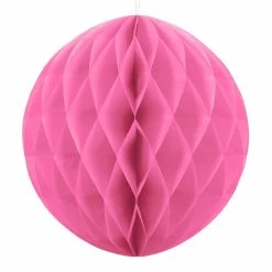 Partydecor Christmas Gift And Decoration Ideas Pink Honeycomb Party Decoration 20cm