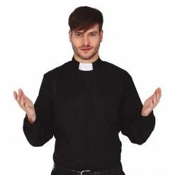 Fiestas Guirca Priest Shirt Uniform Costumes