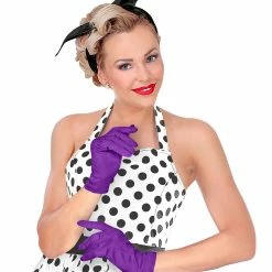 Bristol 1950's Purple Gloves Adult