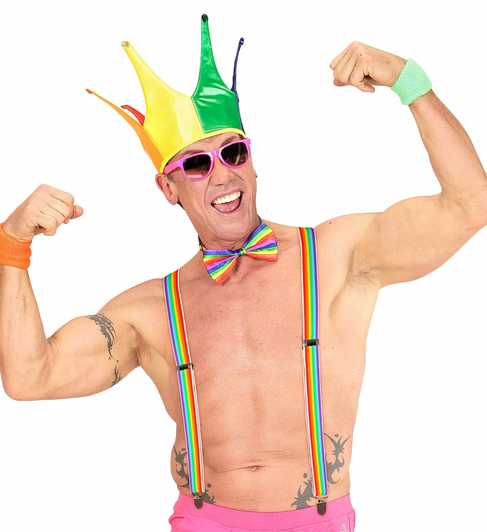 Widmann Clown & Circus Rainbow Braces