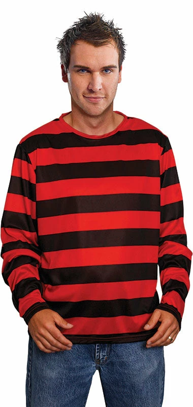 Bristol Red Black Stripe Jumper Halloween