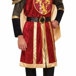 Bristol Medieval, Renaissance & Tudor Costumes Red Crusader Knight Costume Adult