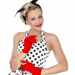 Bristol 1950's Red Gloves Adult
