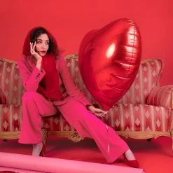 Partydecor Red Heart Foil Balloon 18