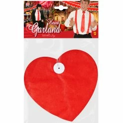 Partydecor Valentines Red Heart Garland Decoration