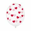 Partydecor Valentines Red Hearts Balloon 30cm Pack Of 6