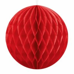 Partydecor Red Honeycomb Decoration 10cm Christmas Gift And Decoration Ideas
