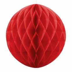 Partydecor Red Honeycomb Decoration 30cm