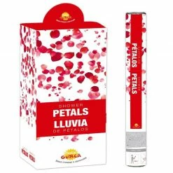 Fiestas Guirca Red Rose Petal Confetti Cannon 50cm