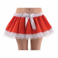 Wicked Ladies Christmas Red & White Christmas Tutu Skirt