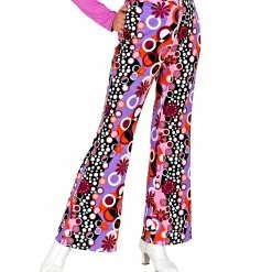 Widmann Retro 70's Disco Trousers Ladies