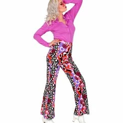 Widmann Retro 70's Disco Trousers Ladies