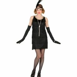 Widmann Roaring 20's Black Flapper Costume Decades And History