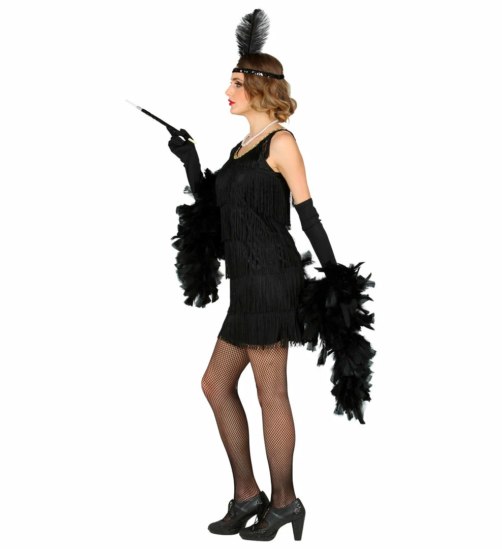 Widmann Roaring 20's Black Flapper Costume Decades And History
