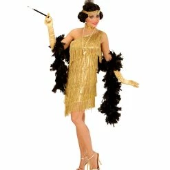 Widmann Roaring 20's Gold Flapper Costume Ladies