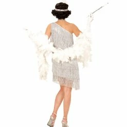 Widmann Roaring 20's Silver Flapper Costume Ladies