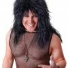 Bristol 1980's Male Rock Star Wig Black