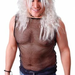 Bristol Male Rock Star Wig Blonde 1980's