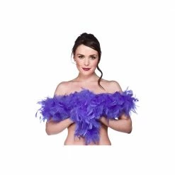 Wicked 1920's Feather Boa -Royal Blue
