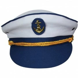 Wicked Sailor Captain Hat Blue Uniform Costumes