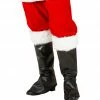 Widmann Santa Boot Covers With Fur Trim Christmas Accessories