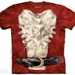 The Mountain Santa Suit Adult T-Shirt Christmas Costumes