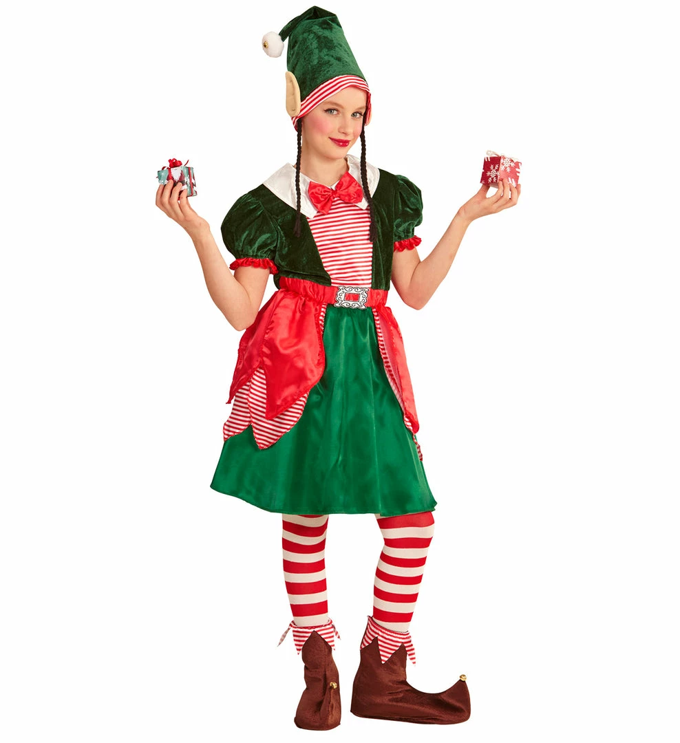 Widmann Santa's Little Helper Costume Girl