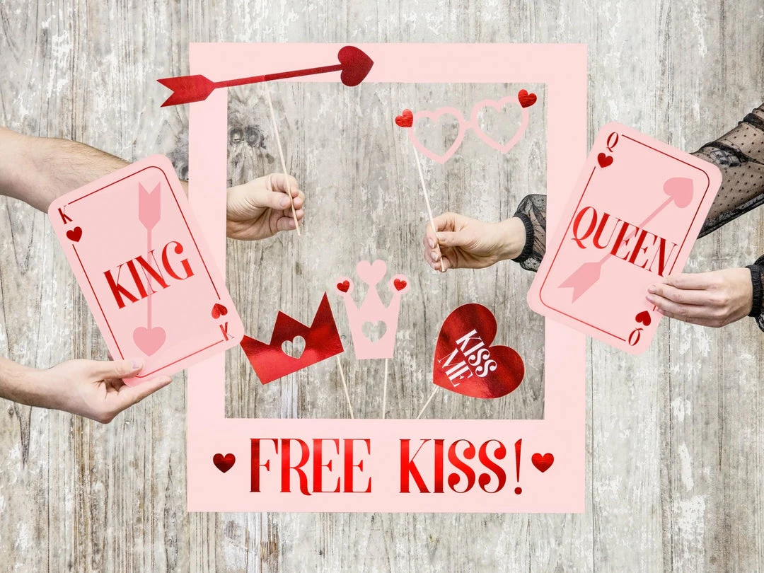 Partydecor Selfie Photo Frame Love Is In The Air