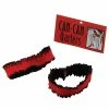 Bristol Sexy Red And Black Lace Garter Costume Accessories